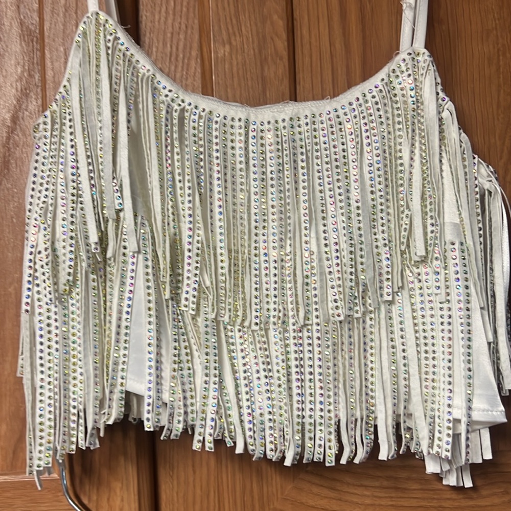 LBT super cute Rhinestone Fringe Set - Picture 4 of 4
